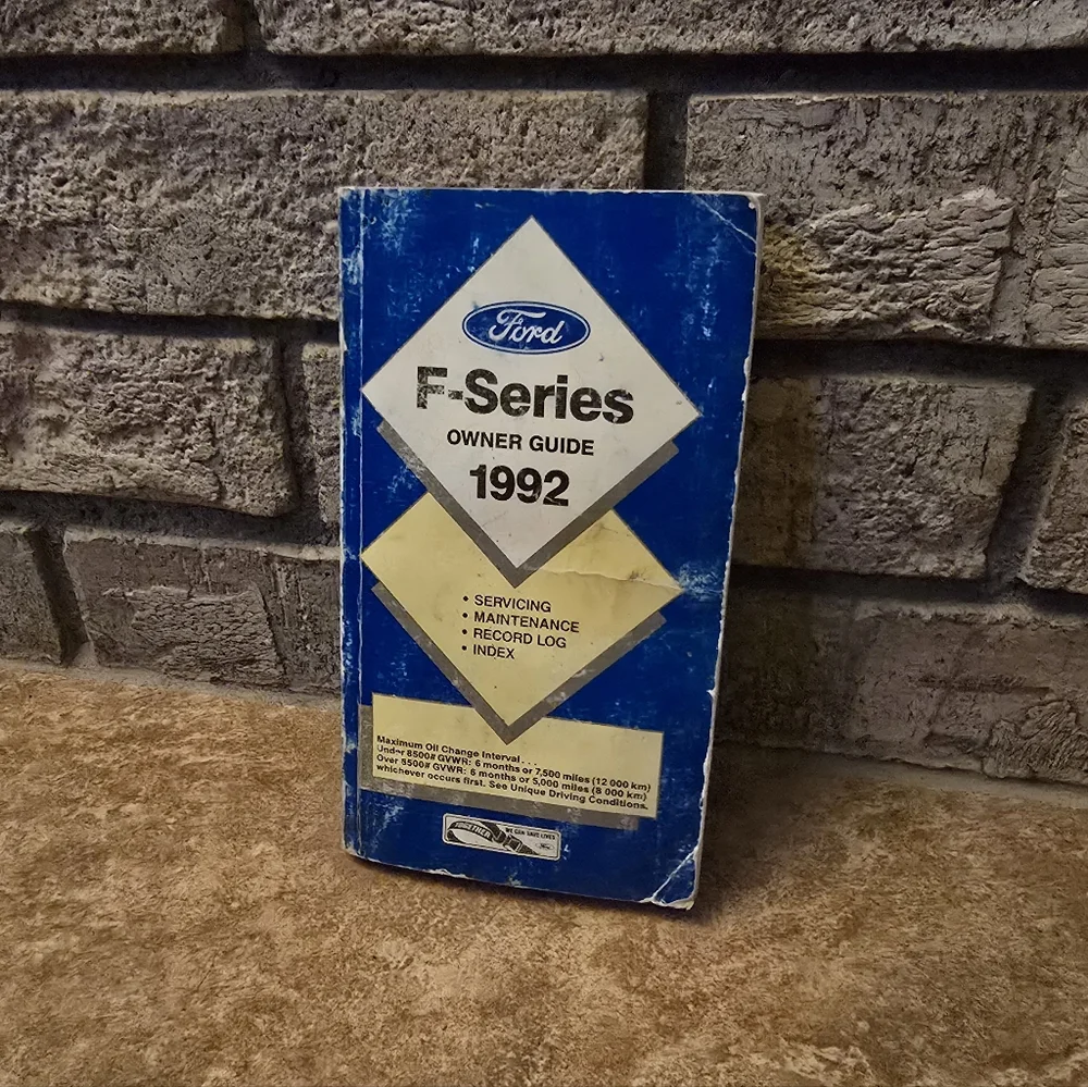 1992 | FORD | F-Series Owner Guide